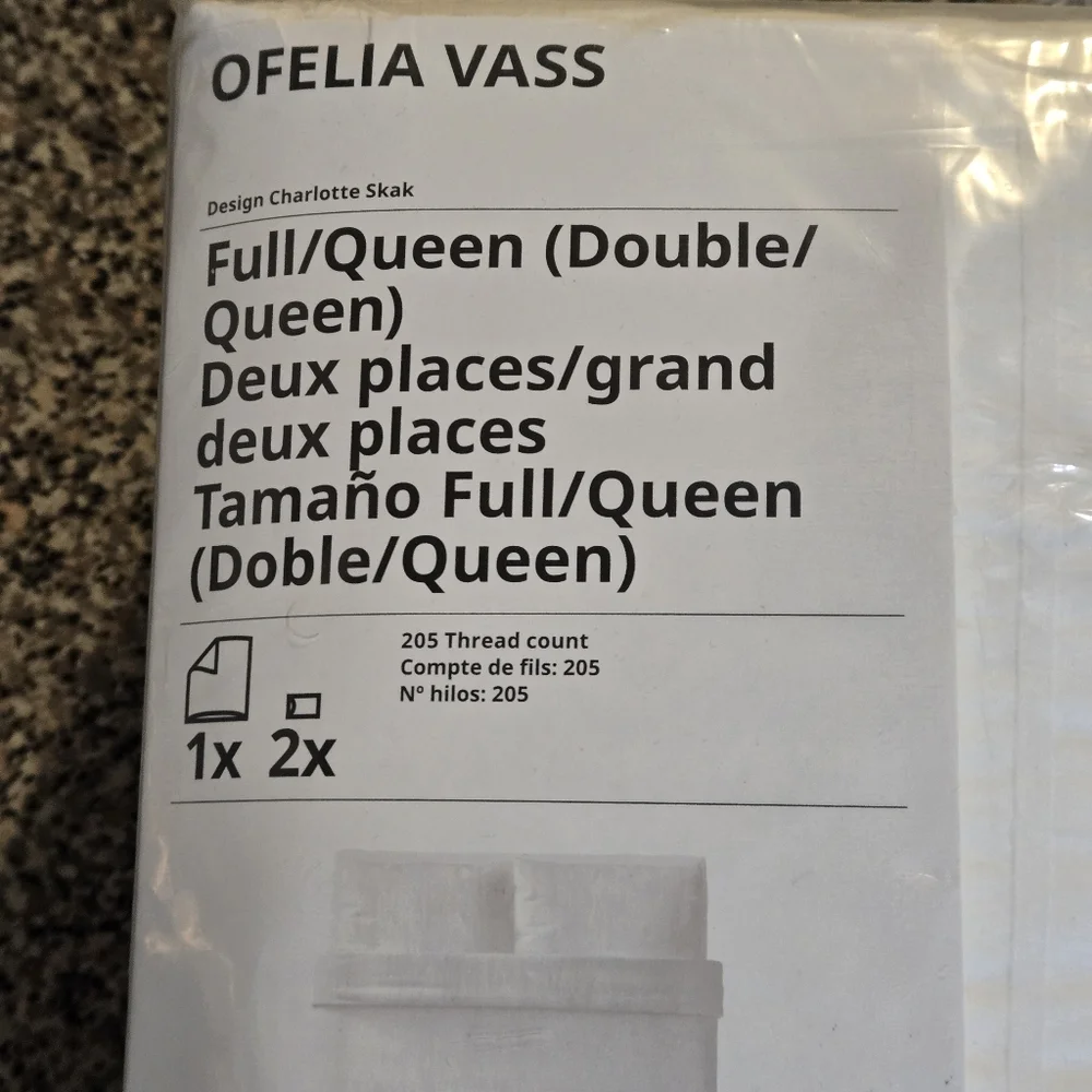 OFELIA VASS Duvet cover & pillowcases, Full/Queen (Double)